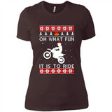 Motocross oh what fun it is to ride Christmas sweater PINGPONG
