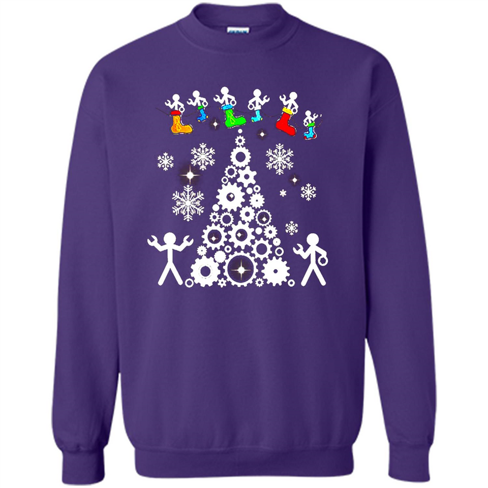 Funny Mechanics Ugly Christmas 2018 - Sweatshirt