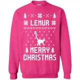 Vintage Tee For Women Men Graphic Shirts Lemur Ugly Christmas Sweater - Sweatshirt