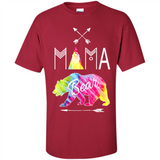 Mama Bear Shirt Tie Dye Family Vacation & Camping Tee - Shirt