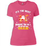 Its The Most Wonderful Time for a Beer - Ladies' Boyfriend T-Shirt