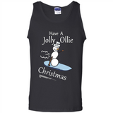 Snowman Snowboarder Tshirt Have Jolly Ollie Christmas