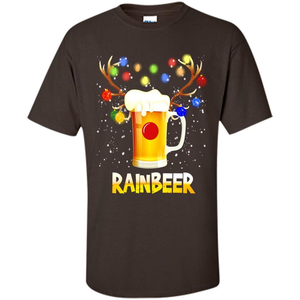 Rainbeer Christmas Reindeer Beer Drinking