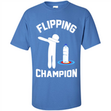 Water Bottle Flipping Tshirt Dabbing Flipping Champion - Shirt