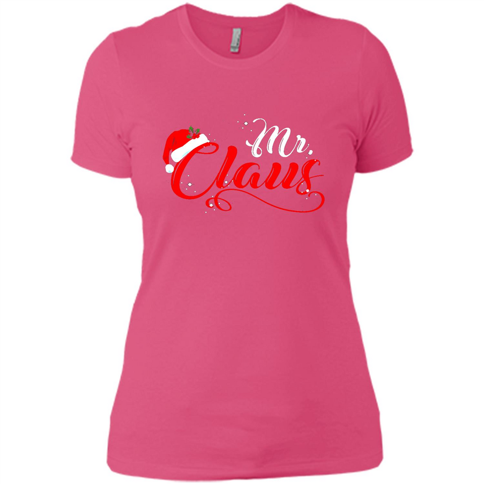 Mr. Claus Santa Claus Merry Xmas T-Shirt - Ladies' Boyfriend T-Shirt