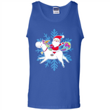 Unicorn And Santa Christmas 1 - Tank Top