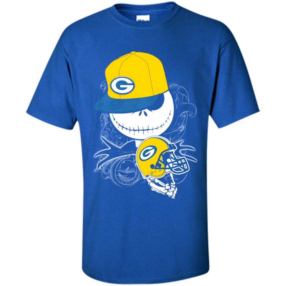 Jack Skellington The Nightmare Before Christmas-Packers Football - Shirt