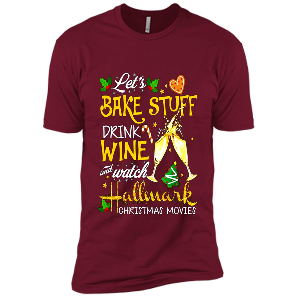 Let’s Bake Stuff Drink And Watch Hallmark Christmas Movies Sweatshirt PINGPONG