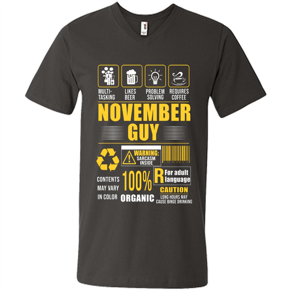 November Guy Multitasking - Men's V-Neck