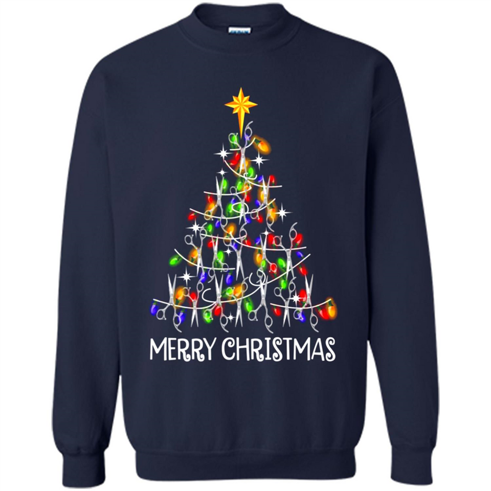 Hairstylist Merry Christmas Hairstylist Scissors Christmas Tree PING PONG