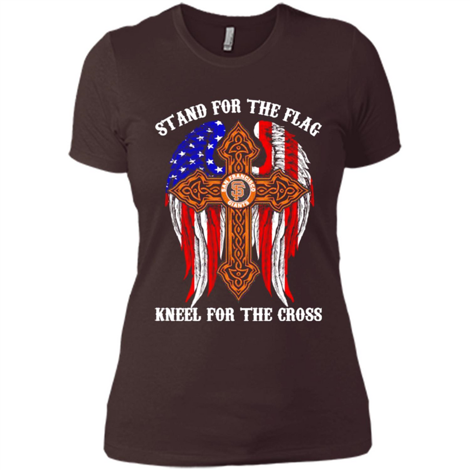 Francisco Giants - stand for the flag kneel for the cross