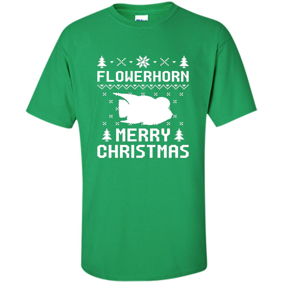 Flowerhorn Christmas T-shirt, Ugly Christmas Sweater - Shirt