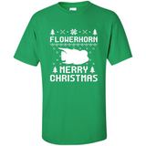Flowerhorn Christmas T-shirt, Ugly Christmas Sweater - Shirt