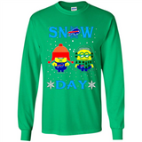 Snow Day Shirt For Buffalo Bills Vs Minion Fans pingpong