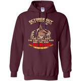 October Guy With Three Sides Quiet Fun Crazy - Hoodie