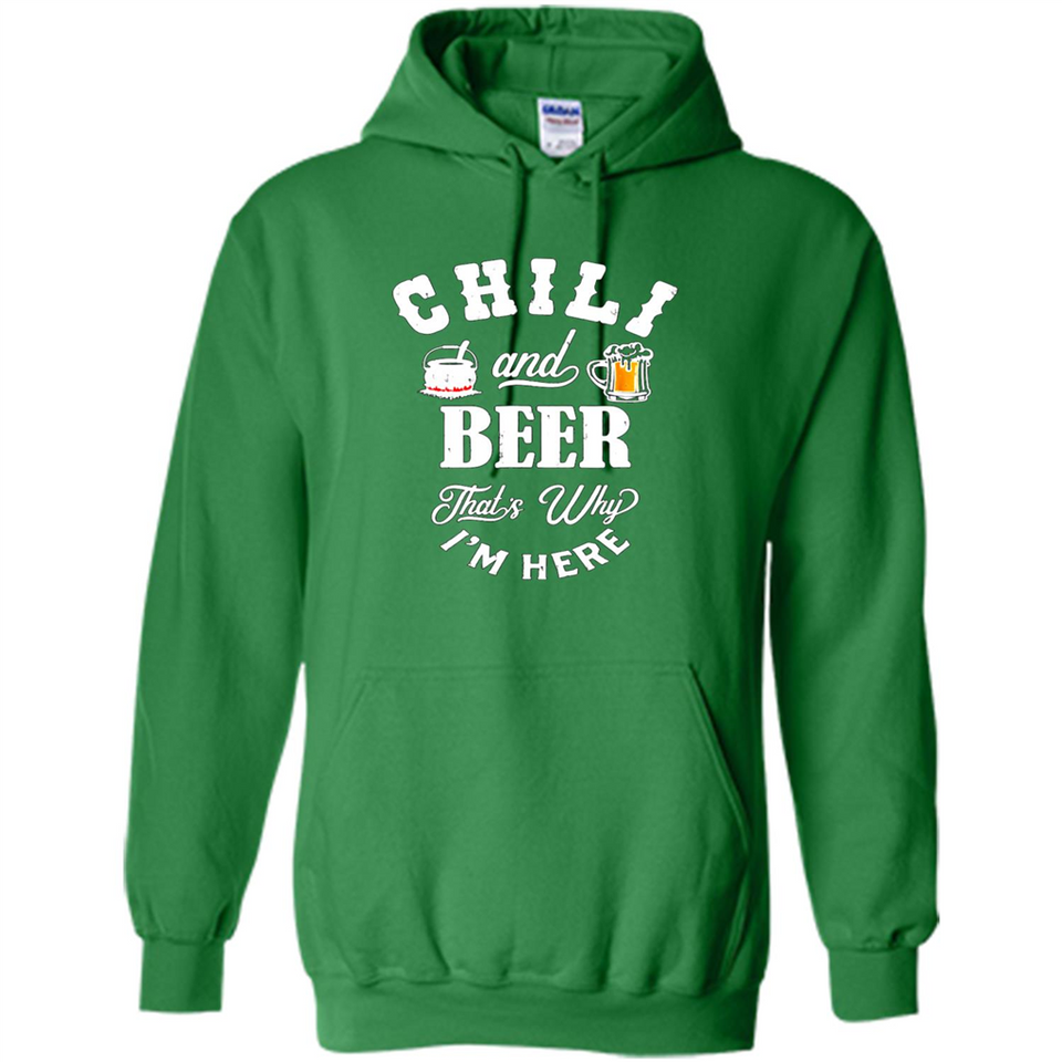 Chili Cookoff Funny T-shirt Chili And Beer - Hoodie