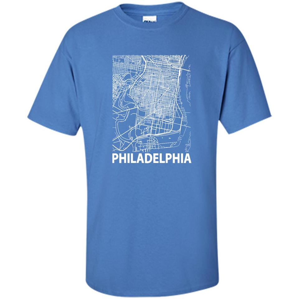 Philadelphia Pennsylvania City Map Souvenir