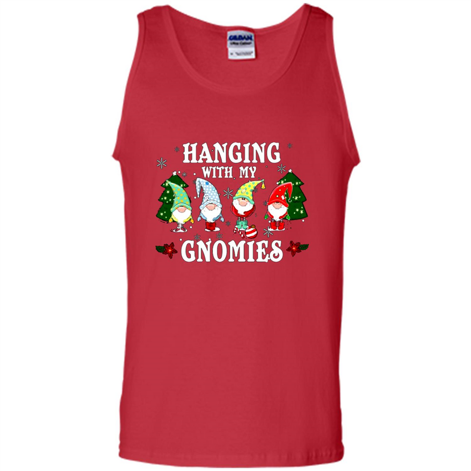 Christmas Garden Gnome Hanging With My Gnomies Shirt Sweater - Tank Top