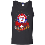 Snoopy Christmas Texas Rangers - Tank Top