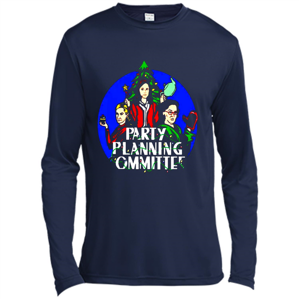Party Planning Committee Christmas T-Shirt - Canvas Long Sleeve T-Shirt