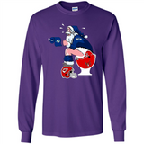 Seattle Seahawks Santa Claus Toilet