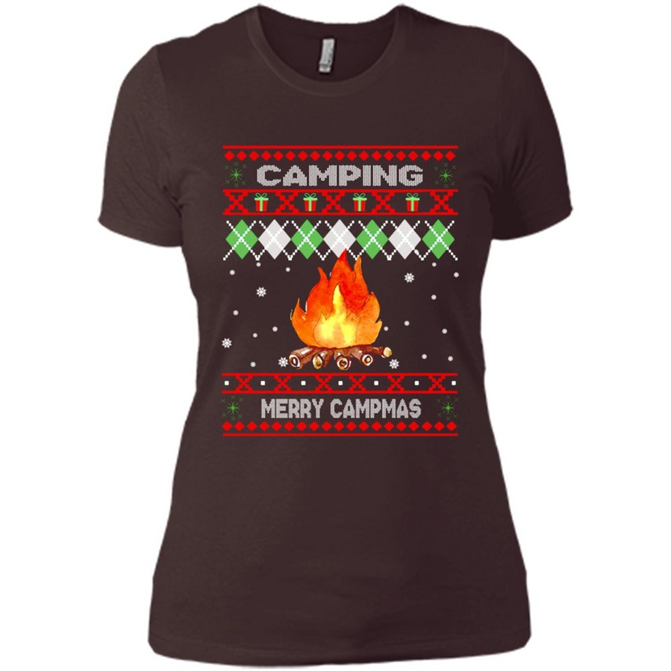 Merry Campmas Ugly Christmas - Ladies' Boyfriend T-Shirt