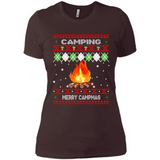 Merry Campmas Ugly Christmas - Ladies' Boyfriend T-Shirt
