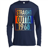 Retro Straight Outta 1968 50 Years Old - Canvas Long Sleeve T-Shirt