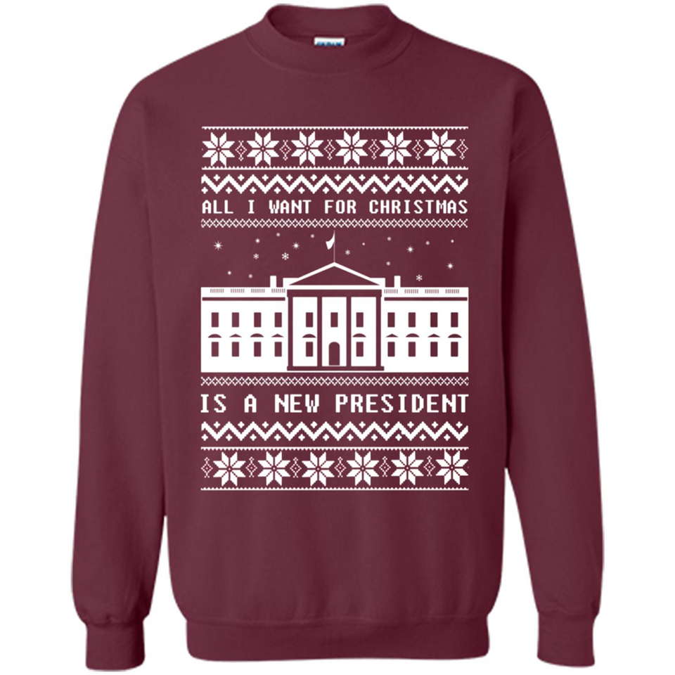 All I want for Christmas is a new president ugly PINGPONG