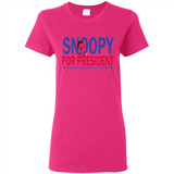 Snoopy for President - Ladies Short-Sleeve