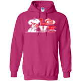 Snoopy loves NBA Atlanta Hawks - Hoodie