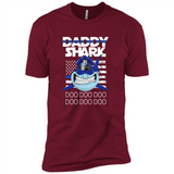 Police Daddy Shark Blue Line Tee