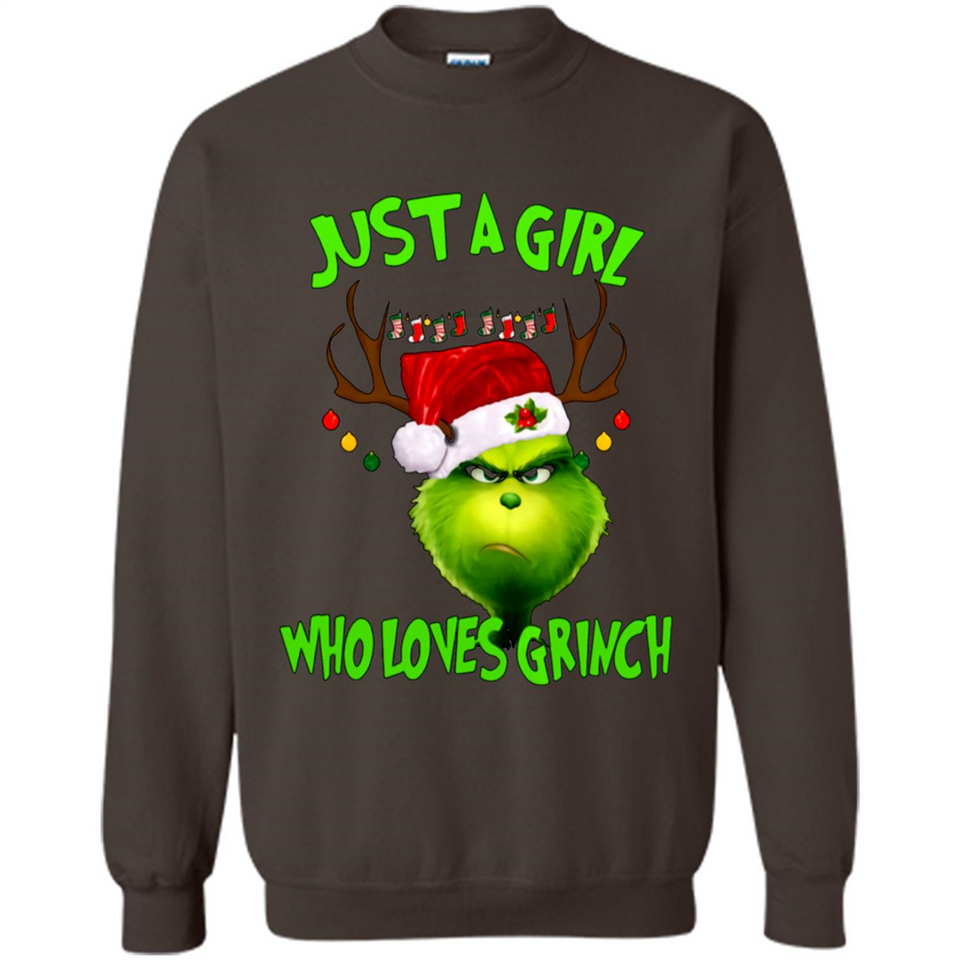 Just a Girl Who Loves Grinch Christmas PING PONG