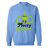 Grinch Merry Whatever Funny Christmas Sporty - Sweatshirt