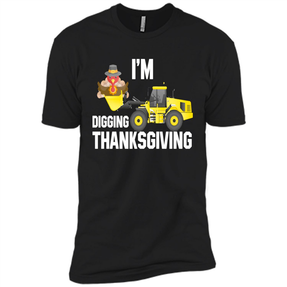 I'm Digging Thanksgiving Cute Turkey Tractor