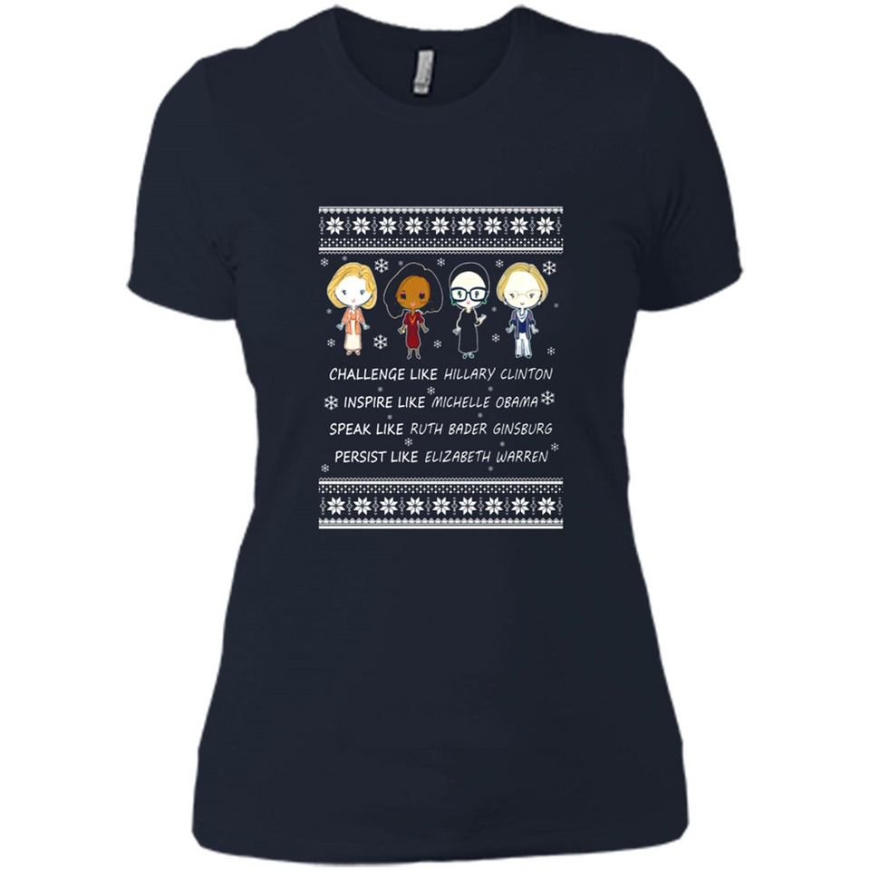 Nasty Women Michelle Hillary Warren Bader Christmas PINGPONG