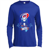 Carolina Hurricanes Halloween The Nightmare Before Christmas - Canvas Long Sleeve T-Shirt