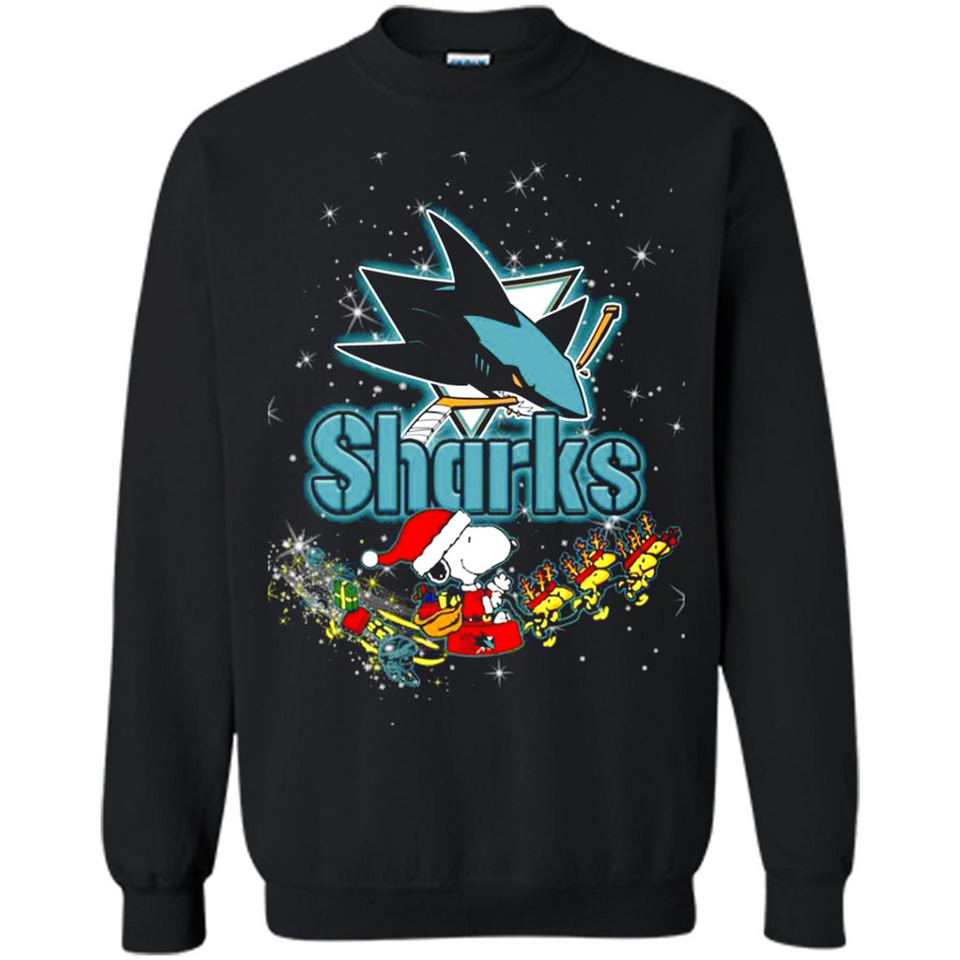 Snoopy Christmas San Jose Sharks - Sweatshirt