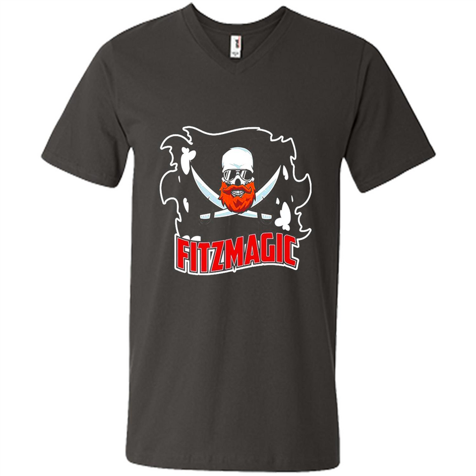 Order Fitzmagic T-Shirt Ryan Fitzpatrick Beard Skull Football Tampa Florida PINGPONG