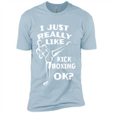 Kick Boxing Shirt Kick Boxer Boxing Workout - Premium Short Sleeve T-Shirt