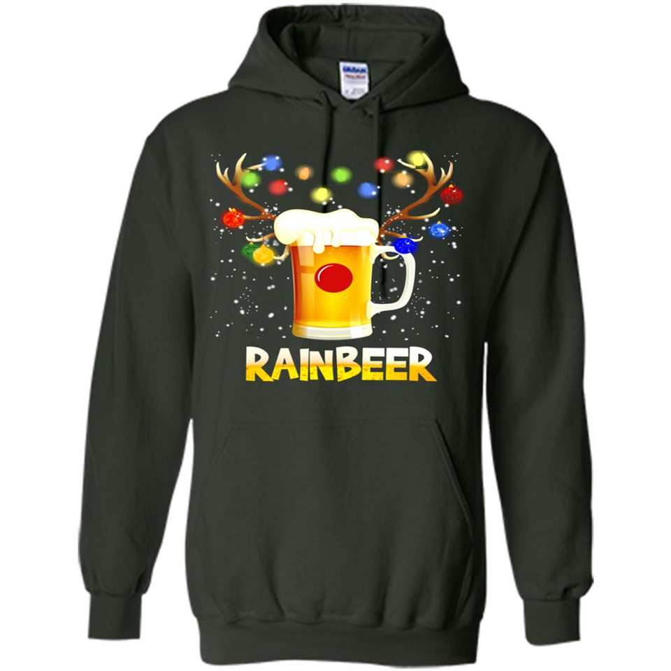 Rainbeer Christmas Reindeer Beer Drinking