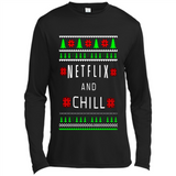 Netflix And Chill Christmas sweater PINGPONG
