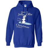 Snowman Snowboarder Tshirt Have Jolly Ollie Christmas
