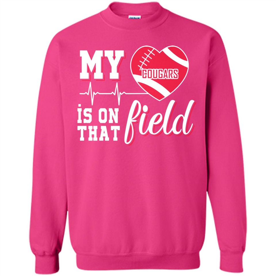 Washington State Cougars Football My Heart is on that Field - Sweatshirt