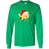 TACO Santa Hat Ugly Christmas shirt Ladies' Boyfriend