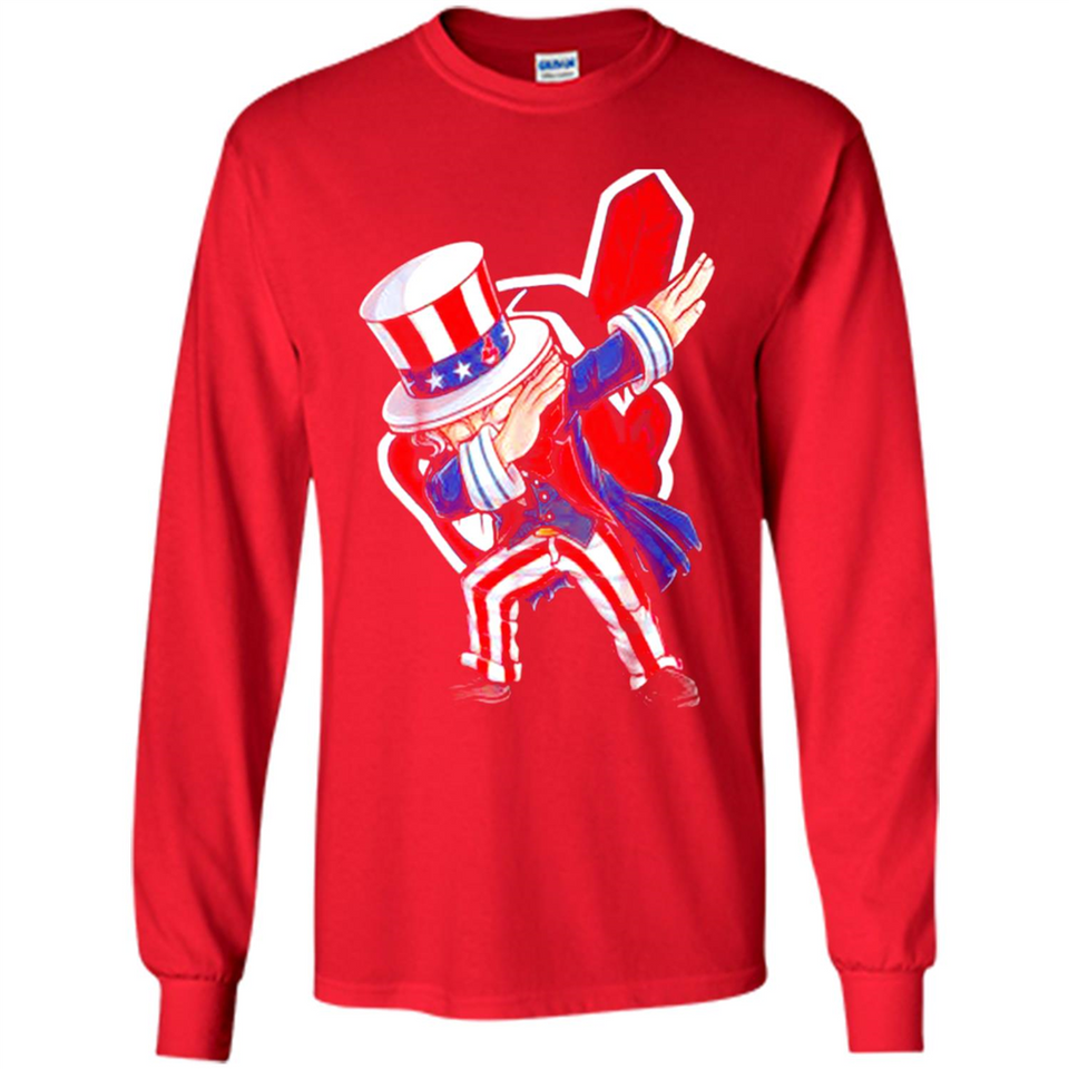MLB CLEVELAND INDIANS UNCLE SAM DABBING INDEPENDENCE DAY