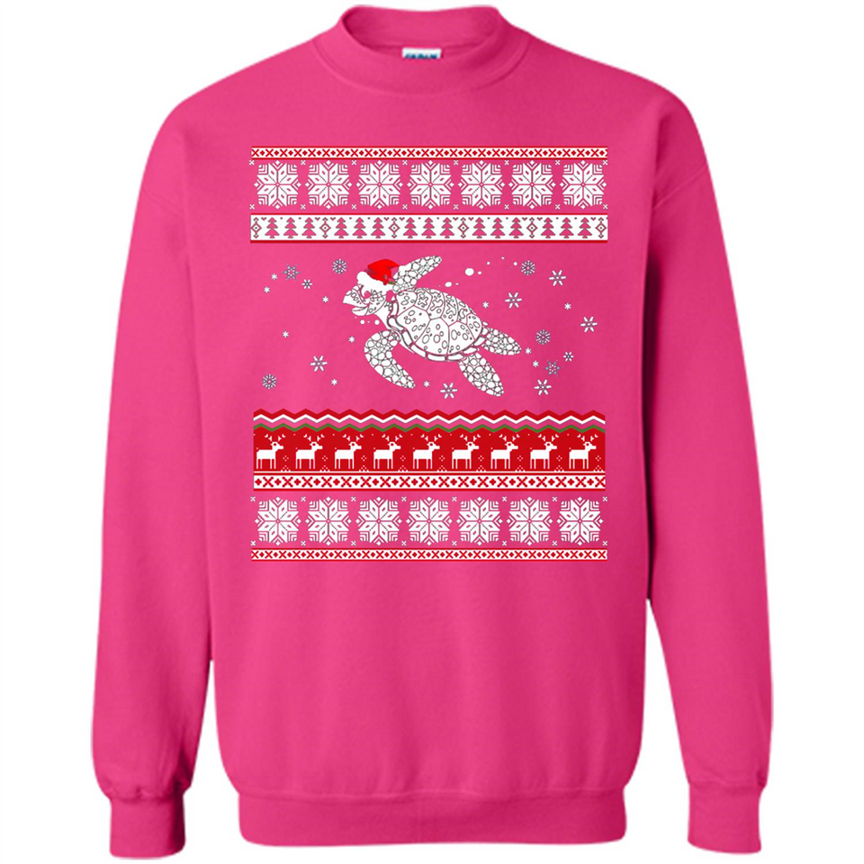 Sea Turtle Ugly Christmas T-Shirt - Sweatshirt
