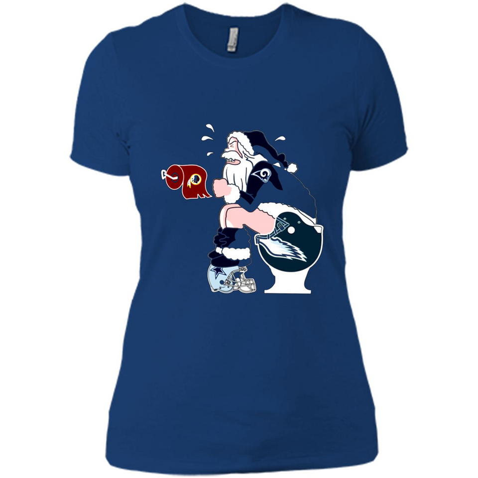Los Angeles Rams Toilet Santa Claus PINGPONG