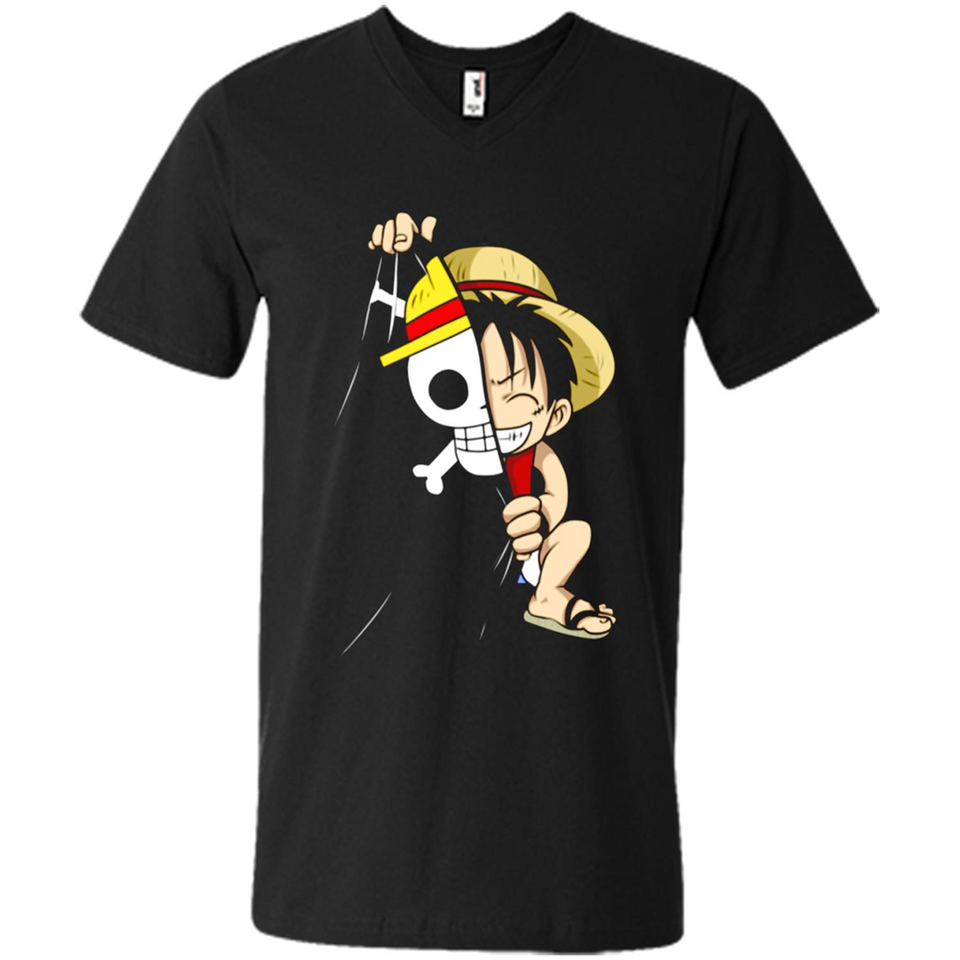 Luffy Flag One Piece - Men's V-Neck