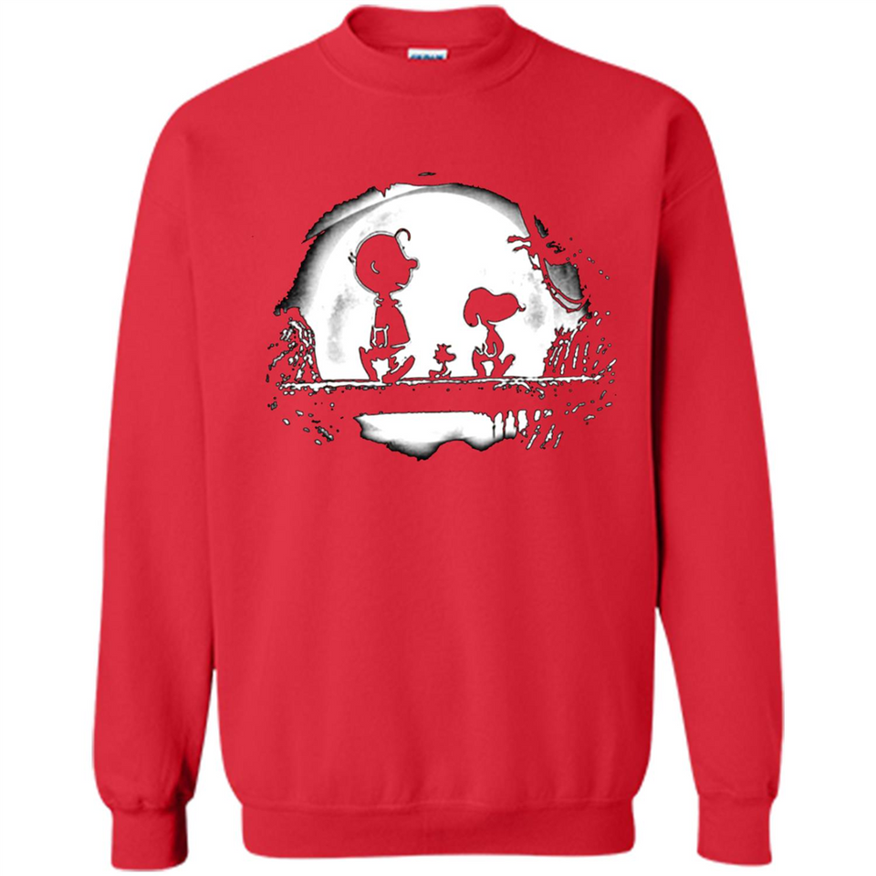 Snoopy The Peanuts Walking To The Moon